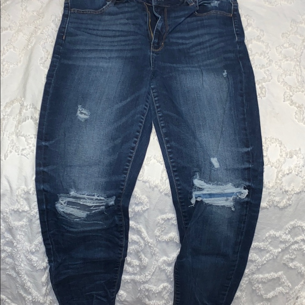AEO highest rise jeggings